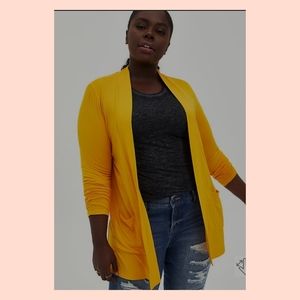 Torrid Golden Yellow Super Soft Cardigan